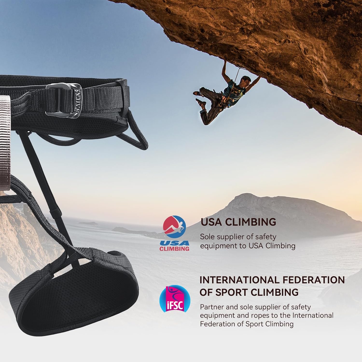KAILAS Airo Rock Climbing Harness Men Roofing Harnesses Rescue Mountaineering Safety Belt Women Comfortable Lightweight - Image 9